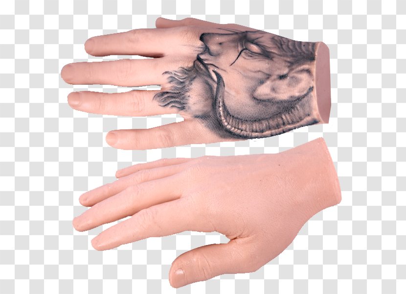 Nail Tattoo Artist Skin Hand - Safety Glove Transparent PNG