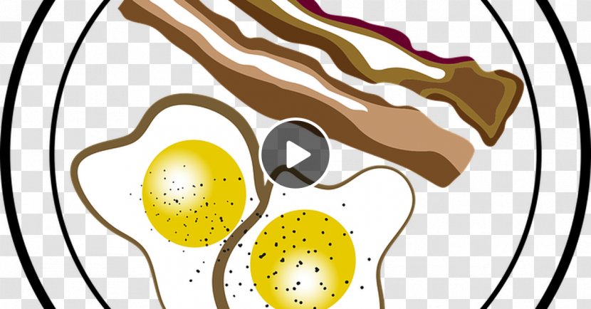 Egg Cartoon - Bacon - Yellow Frying Transparent PNG