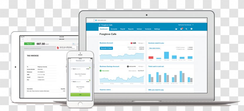 Xero Accounting Business Bookkeeping Accountant - Technology Transparent PNG