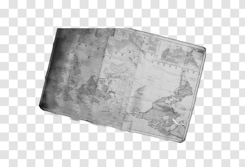 World Map - Pencil - Ancient Transparent PNG