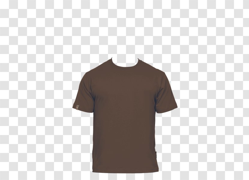 T-shirt Shoulder Sleeve Angle - Brown Transparent PNG