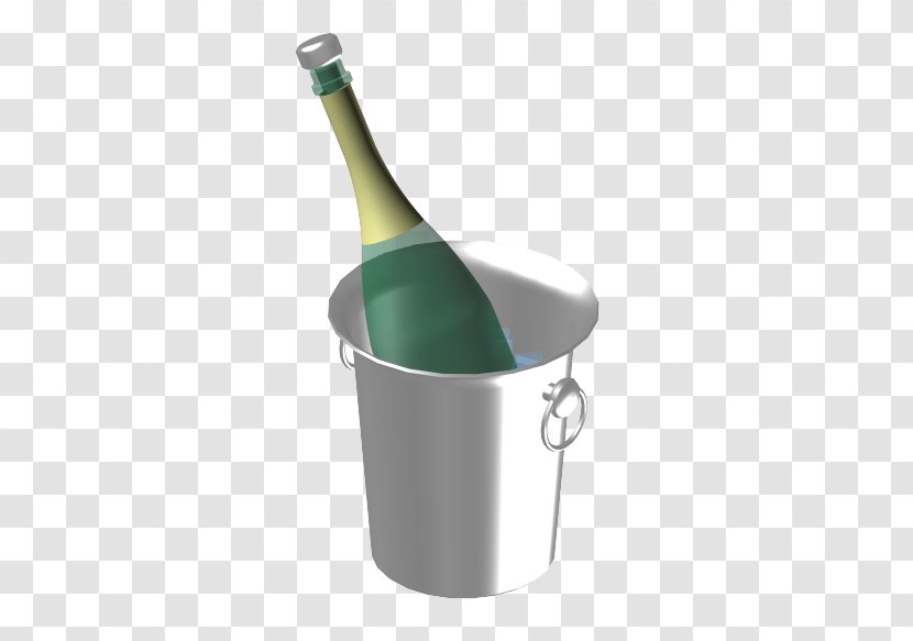 Autodesk 3ds Max Champagne .3ds Computer-aided Design - Bucket Transparent PNG