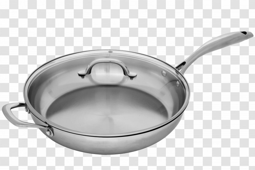 Frying Pan Cookware Casserola Stainless Steel Sautéing - Cooking Transparent PNG