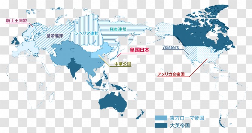 United States World Map IHI Plant Construction - Japanese Maps Transparent PNG