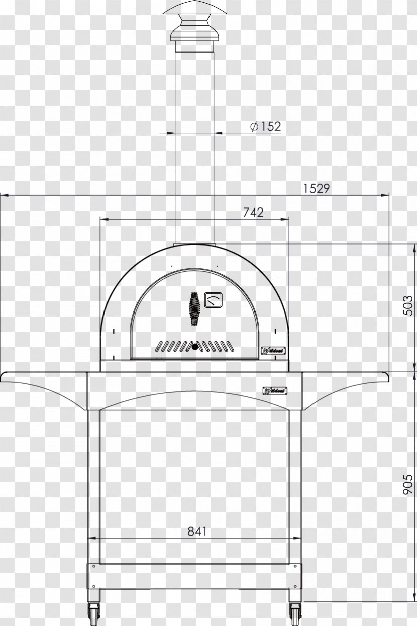 Technical Drawing Diagram Furniture - Wood Oven Transparent PNG