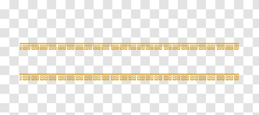 Material Pattern - Yellow - Decoration Edge Transparent PNG