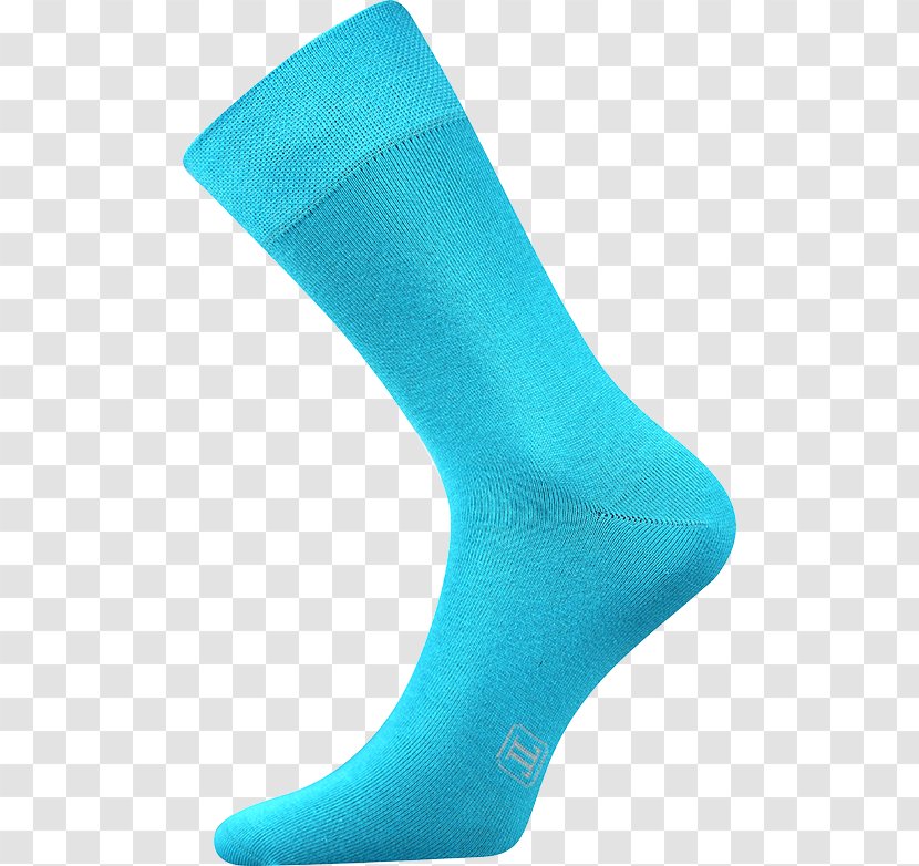 Sock Color Turquoise Wine Pink - Blue Transparent PNG