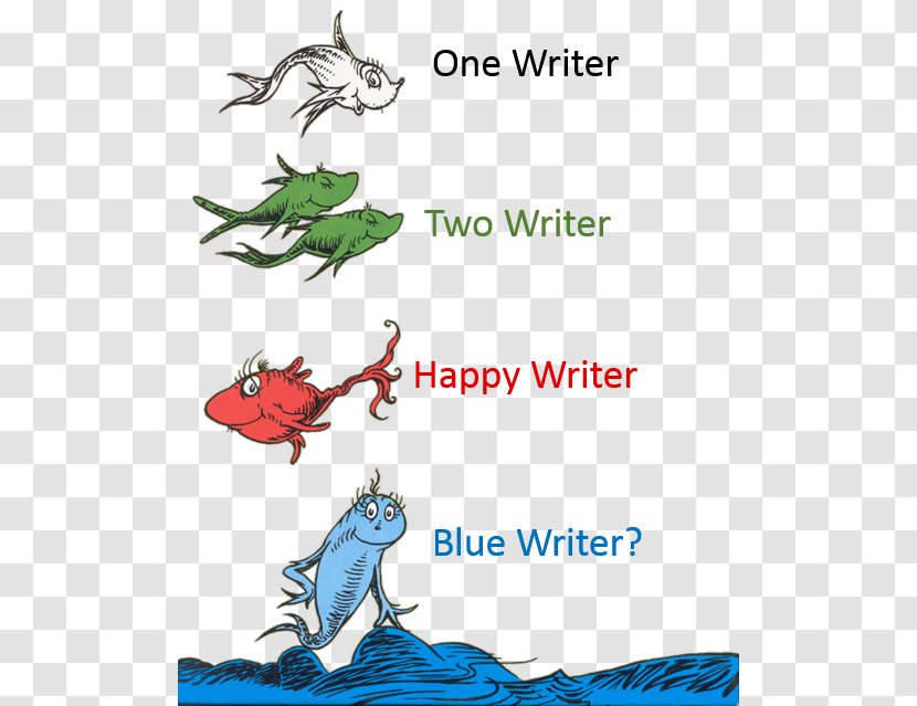 One Fish, Two Red Blue Fish And To Think That I Saw It On Mulberry Street Great Day For Up! The Cat In Hat Beginner Book Dictionary - Fauna Transparent PNG