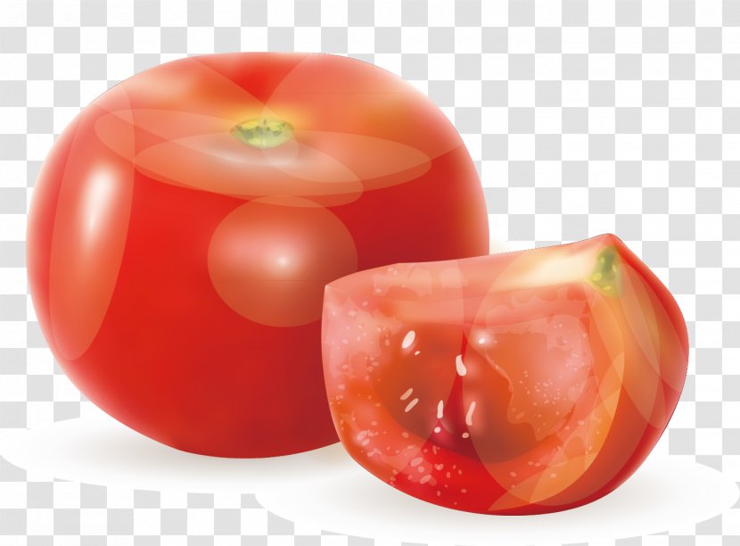 Plum Tomato Lor Mee - Apple - Decorative Design Of Tomatoes Transparent PNG