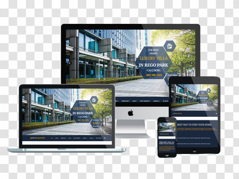 Responsive Web Design Development Template System WordPress Transparent PNG