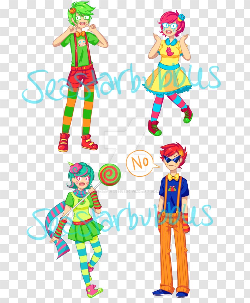 Clown Costume Character Line Clip Art - Clothing Transparent PNG