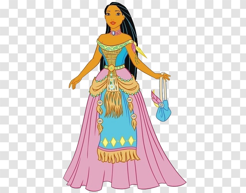 Pocahontas Tiana Fa Mulan Disney Princess Drawing - Pri Transparent PNG