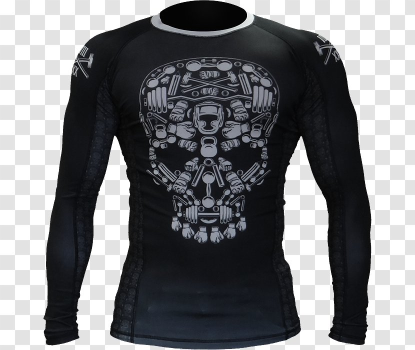 Long-sleeved T-shirt Rash Guard Clothing Sport - Longsleeved Tshirt Transparent PNG
