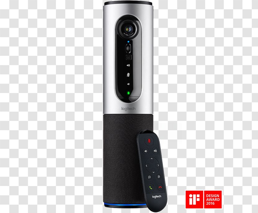 Webcam Microphone Logitech ConferenceCam Connect High-definition Television - Computer Transparent PNG