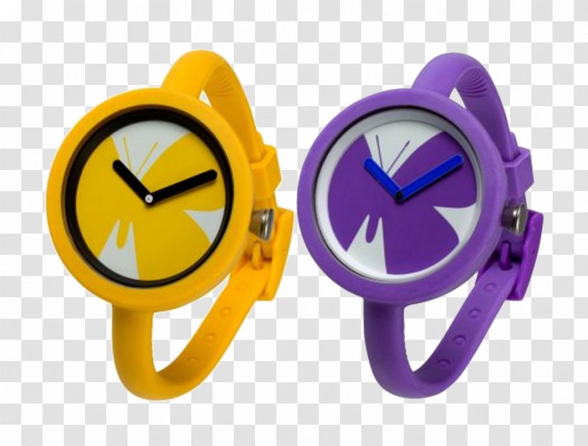 Watch Strap Casio G-Shock Frogman Yellow - Purple Transparent PNG