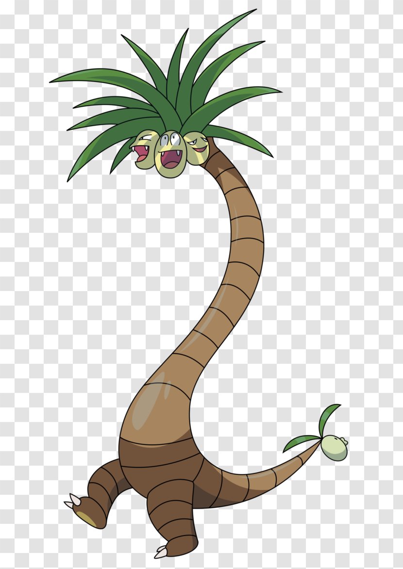 Pokémon Sun And Moon Exeggutor Pikachu Alola - Plant Transparent PNG