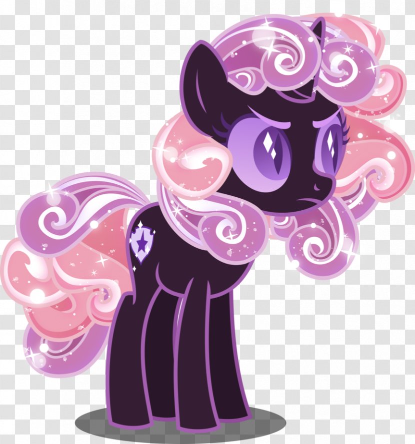 Rarity Sweetie Belle Apple Bloom Pony Horse - My Little Friendship Is Magic - Dark Green And Purple Transparent PNG