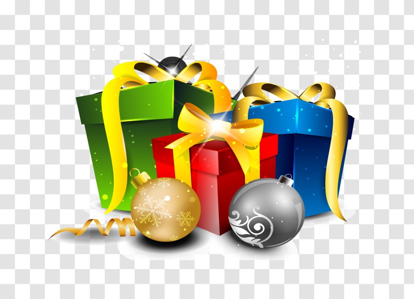 Christmas Gift New Year Illustration - Illustrator Transparent PNG