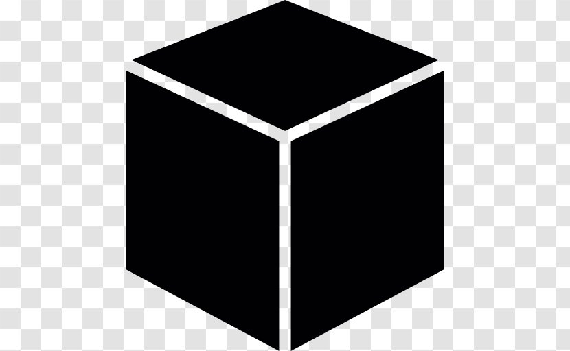 Black Box Shape Square - Cube Transparent PNG