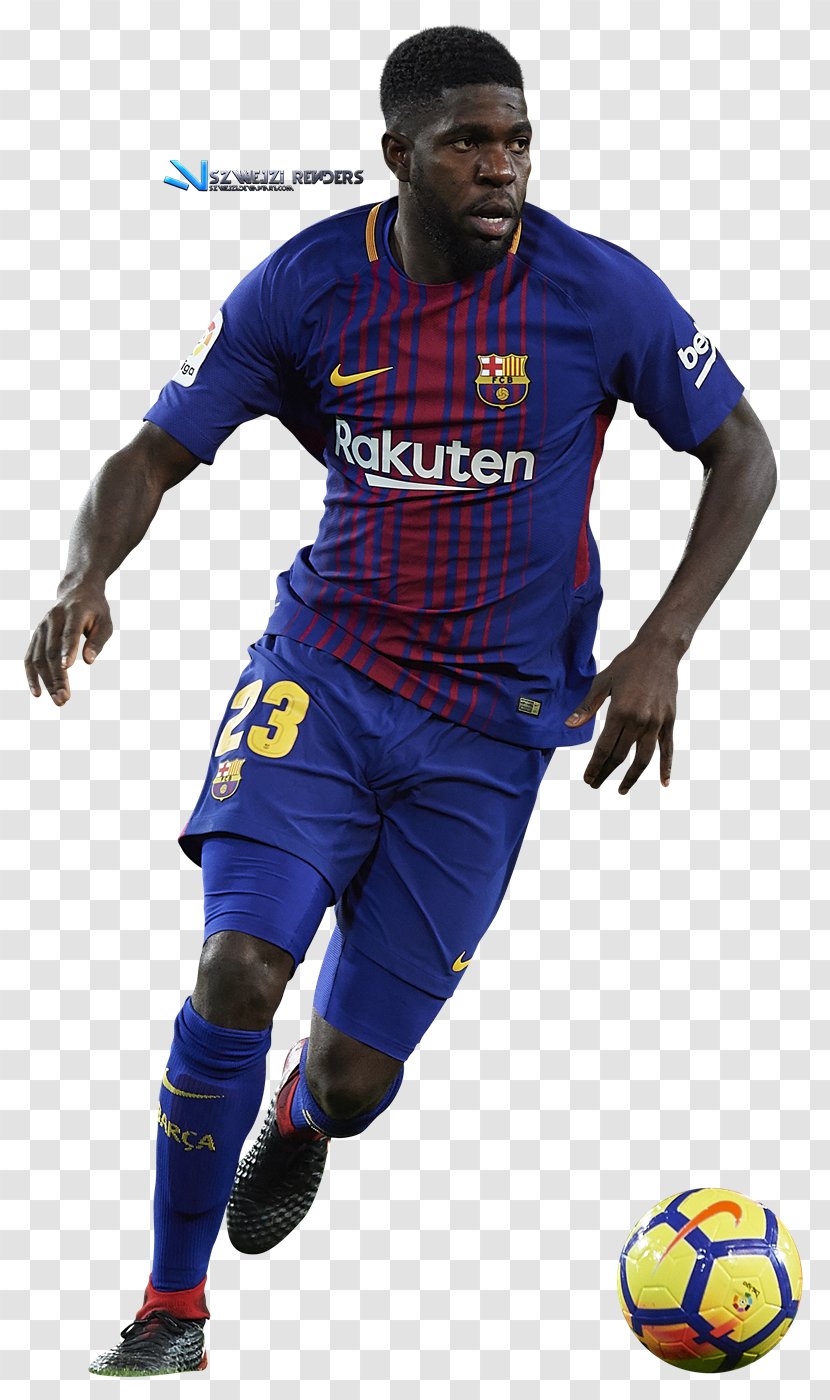 Samuel Umtiti FC Barcelona France 2018 World Cup Football - Player - UMTITI Transparent PNG