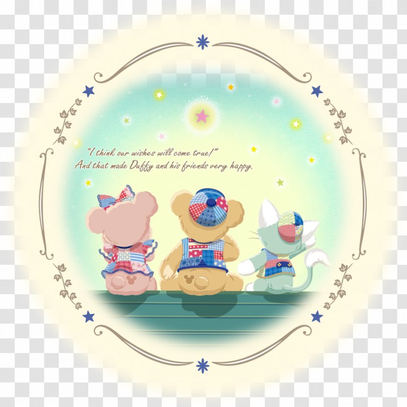 Tokyo DisneySea 15th Anniversary: The Year Of Wishes Disneyland Duffy Disney Bear マイ・フレンド・ダッフィー - Tableware - Minnie Mouse Transparent PNG