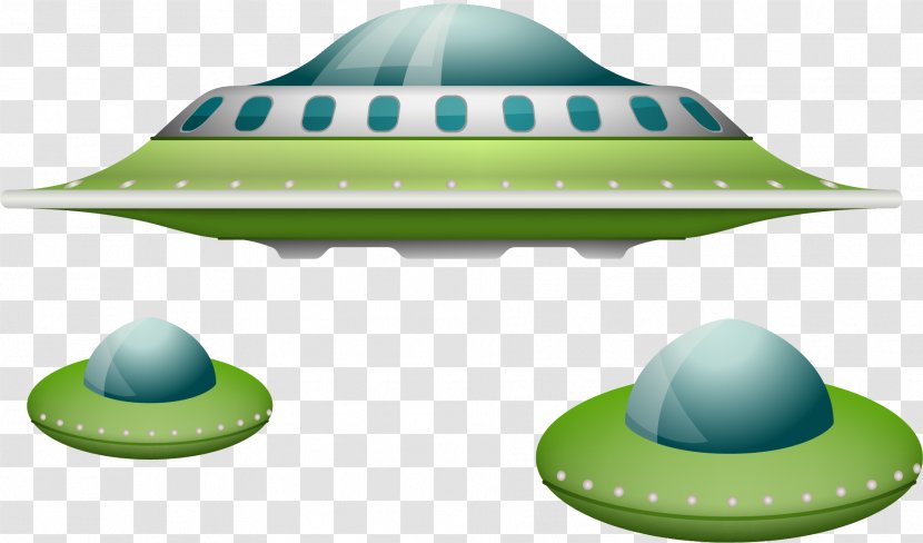 Extraterrestrials In Fiction Extraterrestrial Life Flying Saucer - Green UFO Shape Transparent PNG