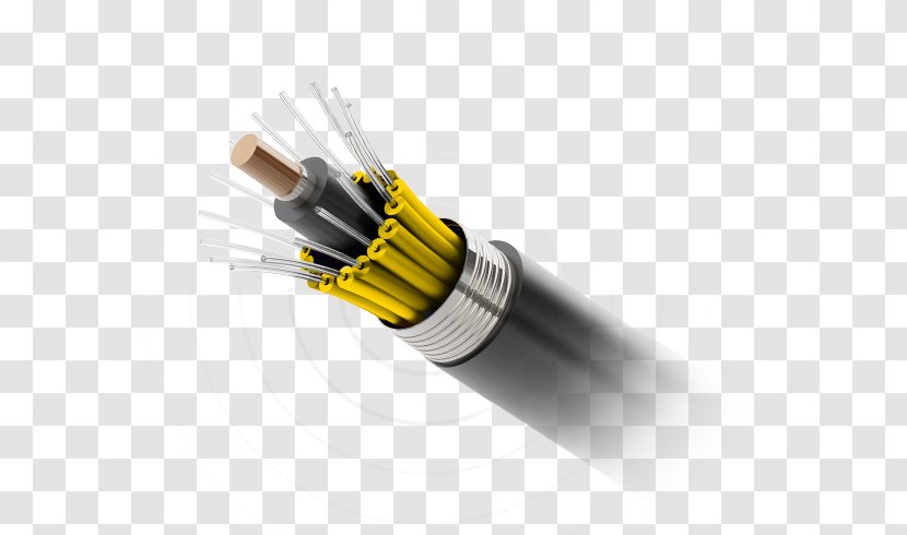 Internet Digital Subscriber Line Computer Software Service Brochure - Yellow - Cable Transparent PNG