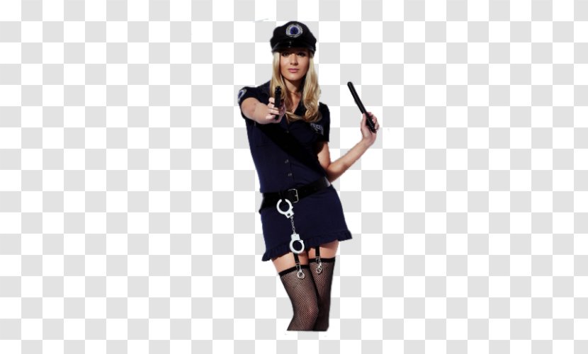 Costume Uniform Police Officer Woman - Silhouette Transparent PNG