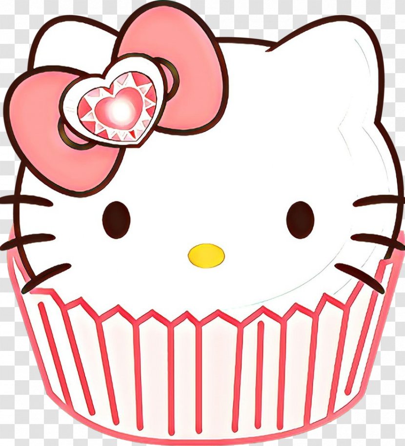 Hello Kitty Clip Art Desktop Wallpaper Birthday - Cupcake - Baking Cup Transparent PNG