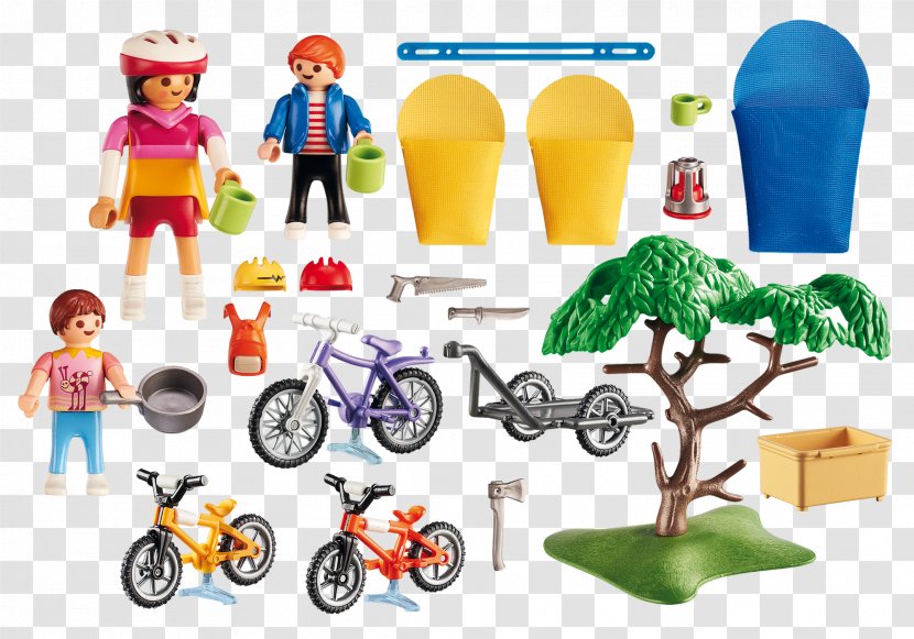 Toy Playmobil Bicycle Cycling Spielwaren - Human Behavior Transparent PNG