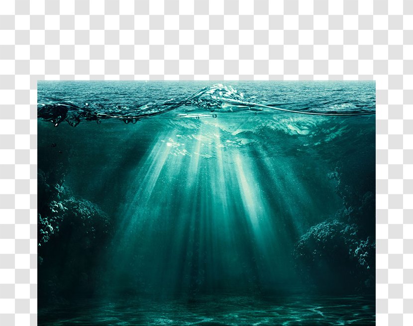 Light Ocean Underwater Deep Sea - Beautiful Views Of The Transparent PNG
