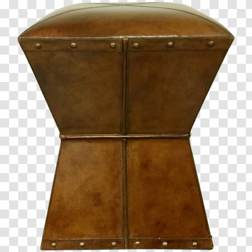 Furniture Bedside Tables Stool Chair - Brown - Genuine Leather Stools Transparent PNG