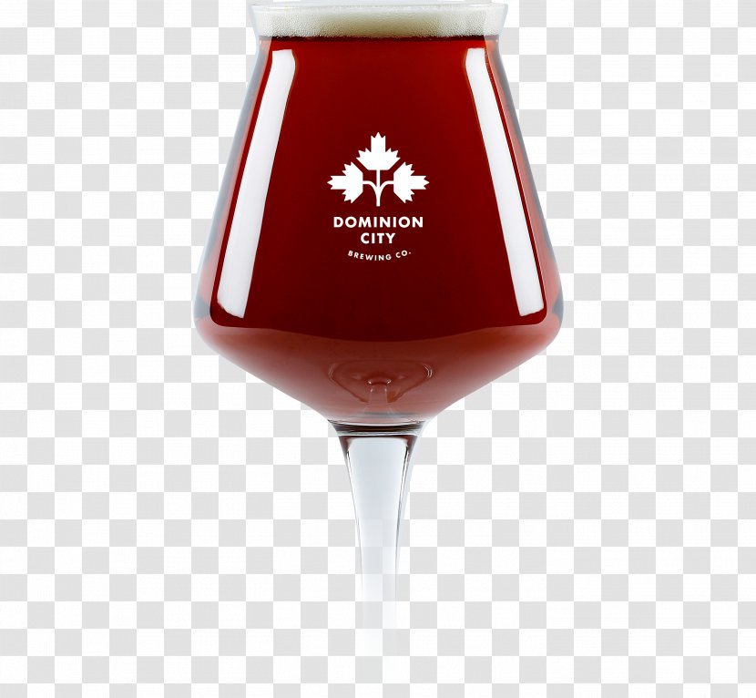 Wine Glass Dubbel Brown Ale Beer - Brewing Grains Malts Transparent PNG