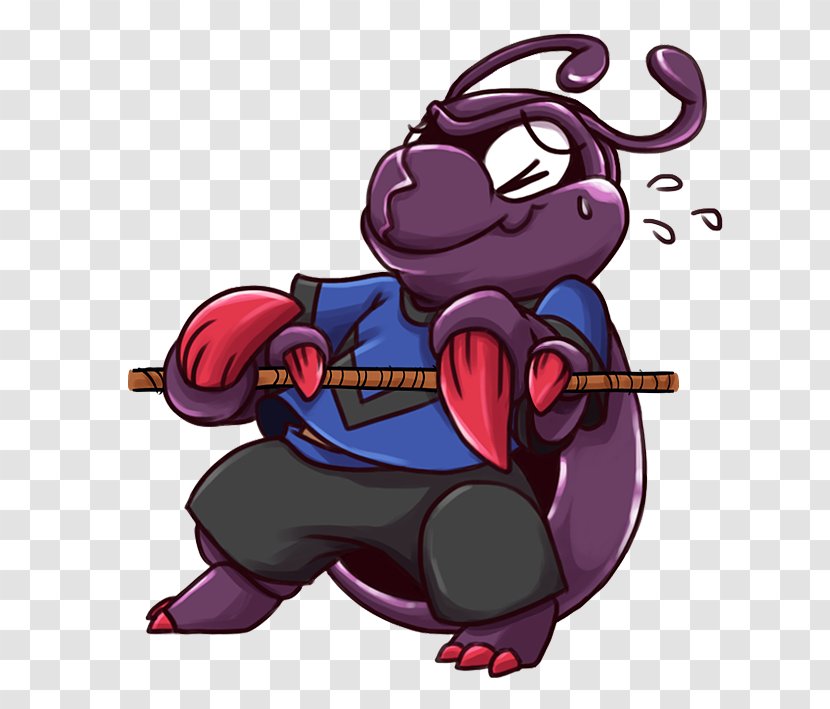 Vertebrate Purple Cartoon - Magenta - Tug Of War Transparent PNG