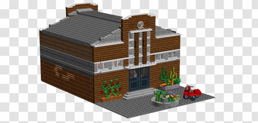 LEGO Facade Building House Roof - Lego Chef Transparent PNG