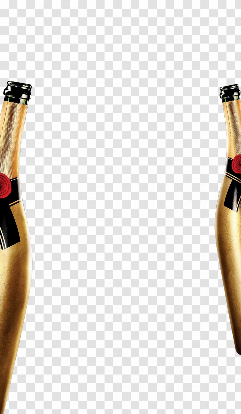 Champagne Wine Bottle Alcoholic Drink Transparent PNG