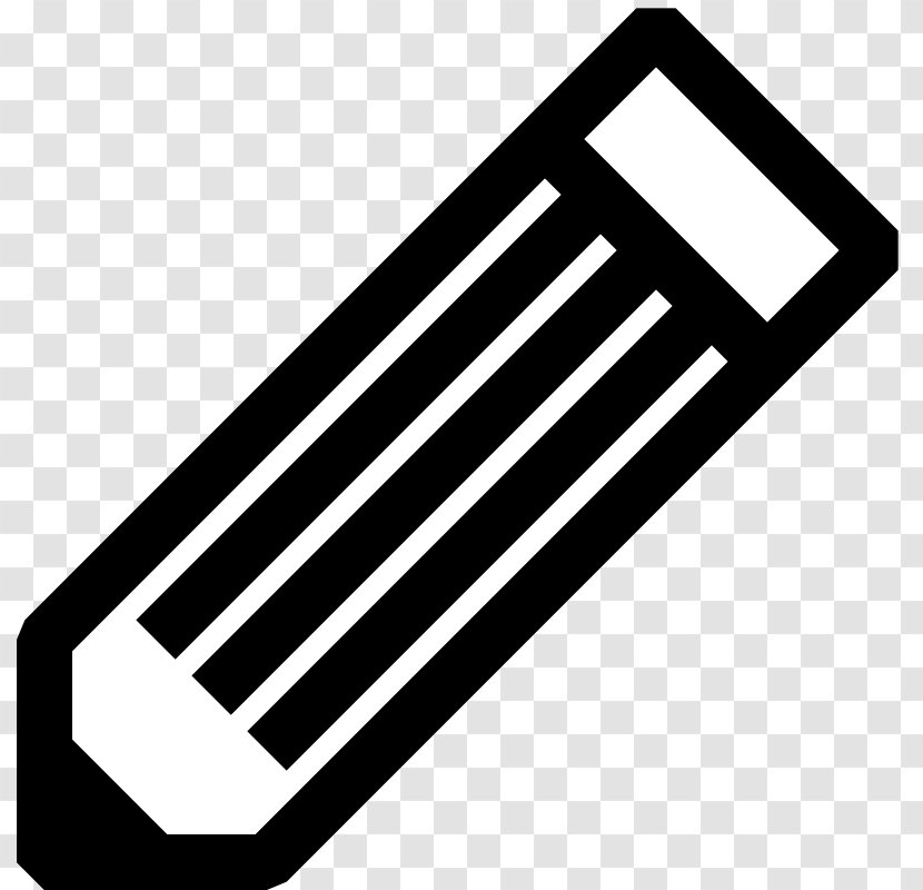 Pencil Black And White Clip Art - Capable Cliparts Transparent PNG
