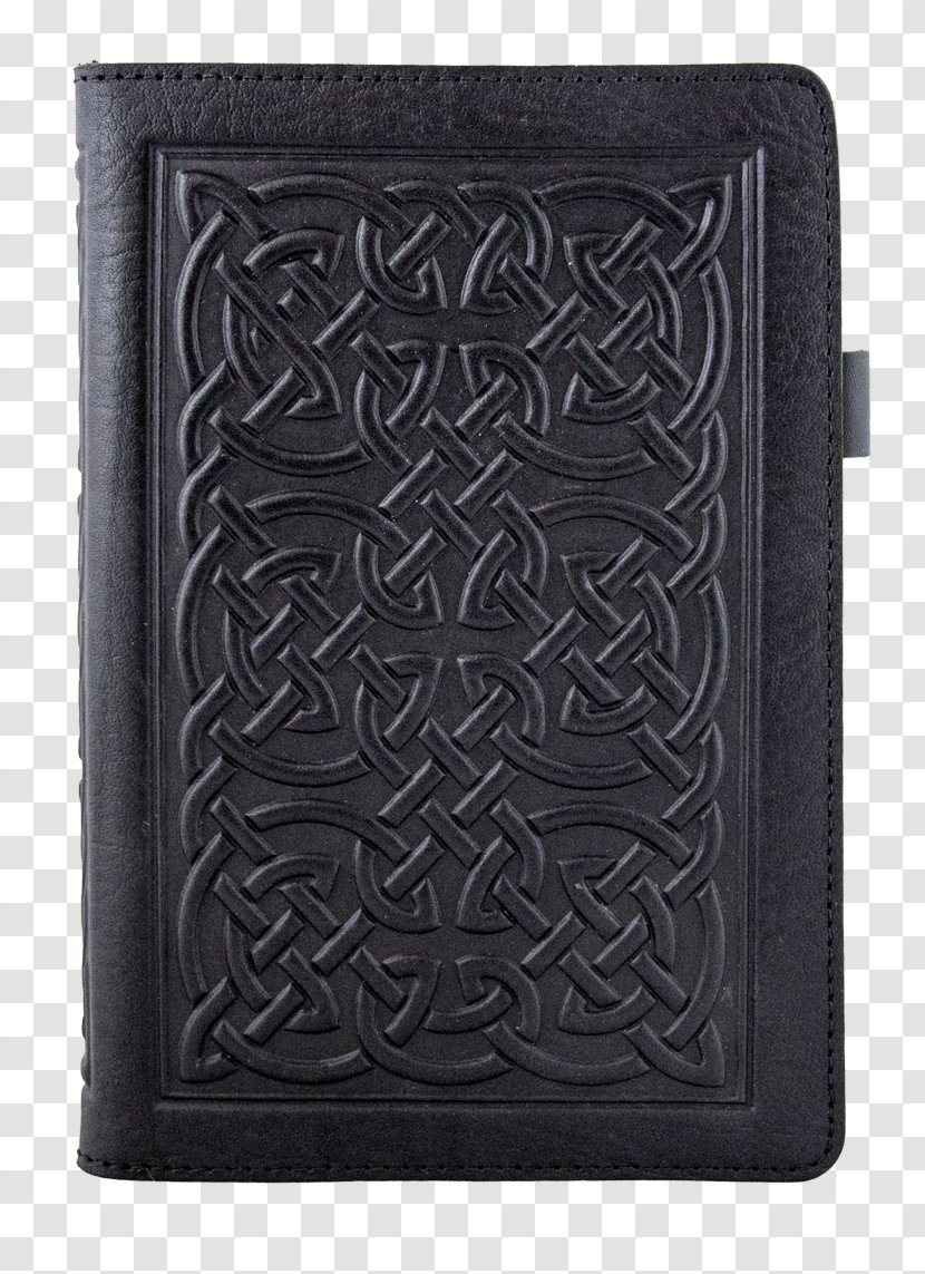 Wallet Rectangle Leather Notebook Celts - Black - Pen Stand Transparent PNG