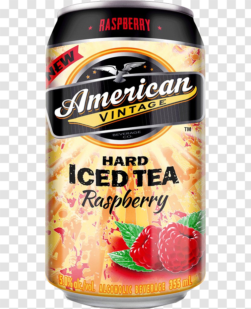 Iced Tea Cider Liquor Raspberry - Fruit - Make America Great Vintage Transparent PNG