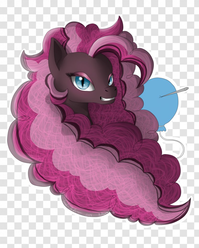 Cartoon Horse Illustration Pinkie Pie - Fictional Character - Pinky Transparent PNG