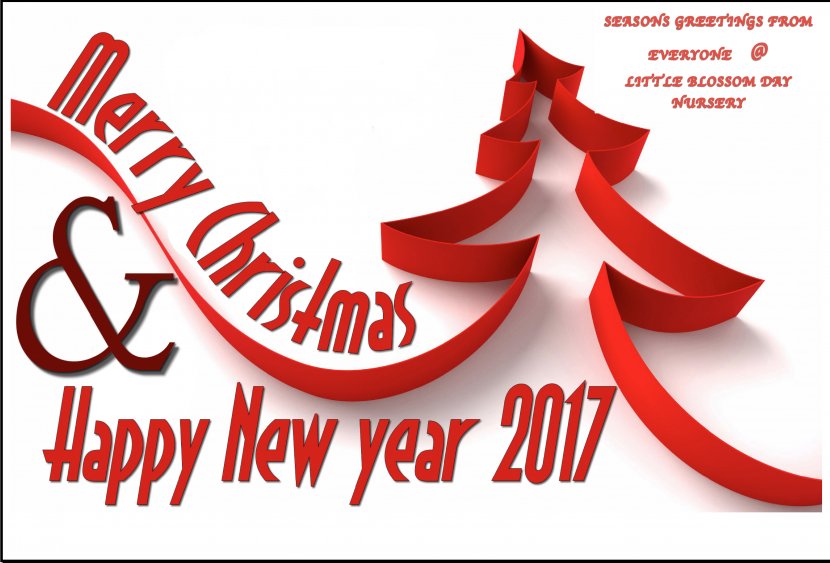Christmas Card Wish New Year's Day - We You A Merry - Happy Year Transparent PNG