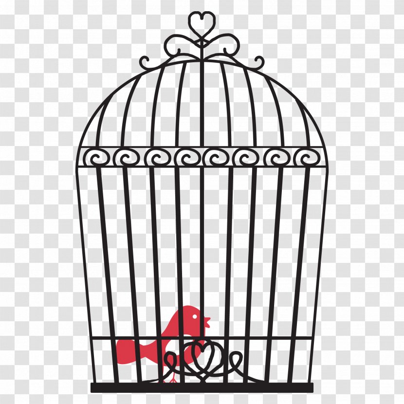 Birdcage Domestic Canary Clip Art - Bird Cage Transparent PNG