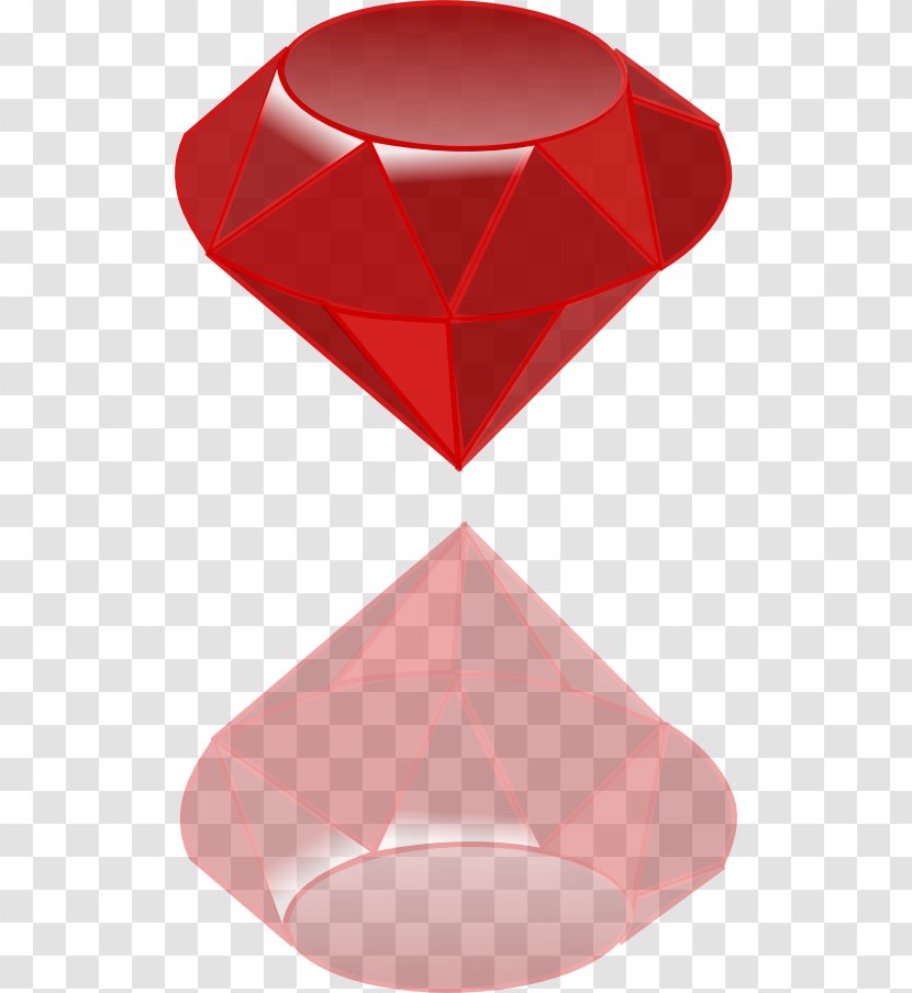 Ruby Gemstone Birthstone Clip Art Transparent PNG