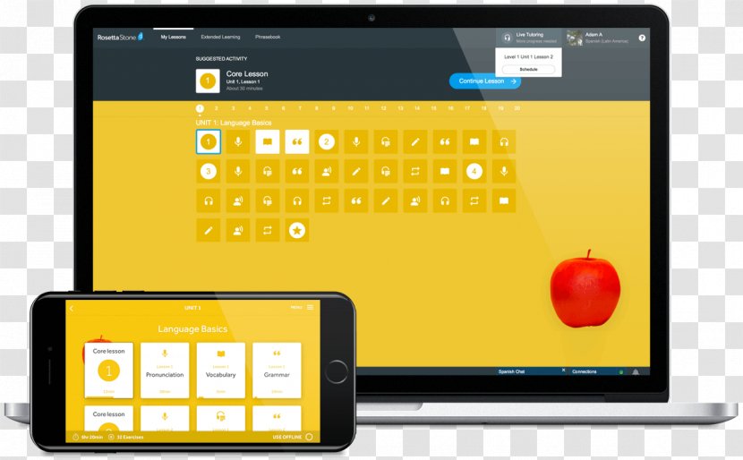 Rosetta Stone Smartphone Fluenz Language Multimedia Transparent PNG