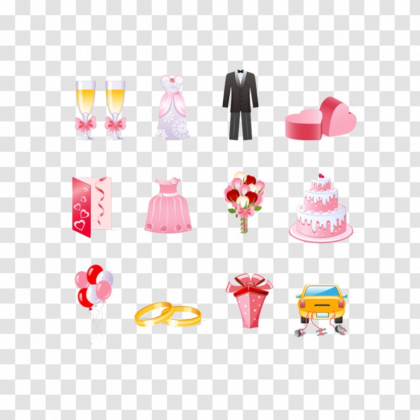 Wedding Invitation Icon - Royaltyfree - Beautiful Transparent PNG