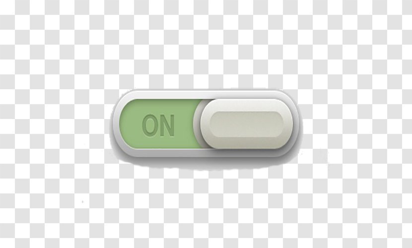 Button Green Download Icon - Usb Flash Drive - Light Transparent PNG