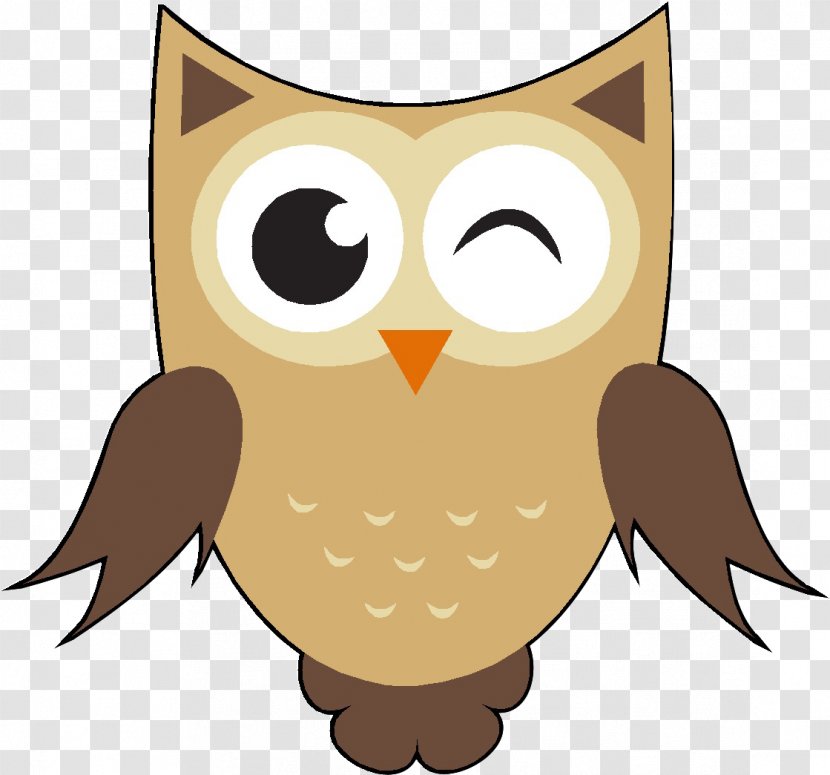Owl Cartoon Clip Art - Bird Of Prey - Eule Transparent PNG