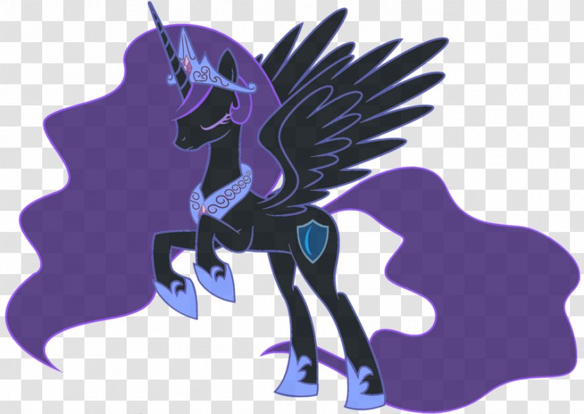 Pony Twilight Sparkle Princess Luna Winged Unicorn - Mythical Creature Transparent PNG