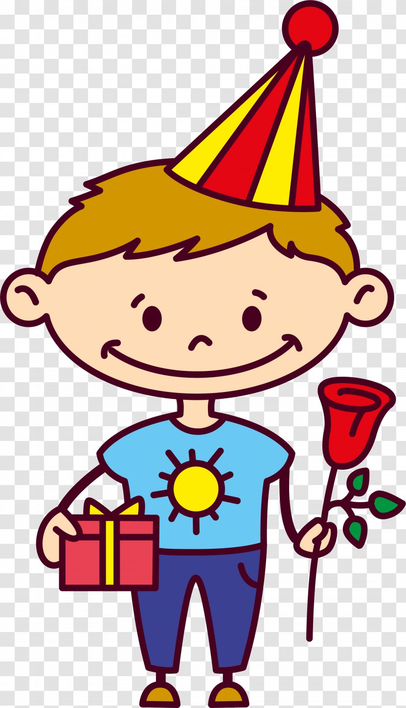 Birthday Vector Graphics Image Illustration Child - Party Horn Transparent PNG