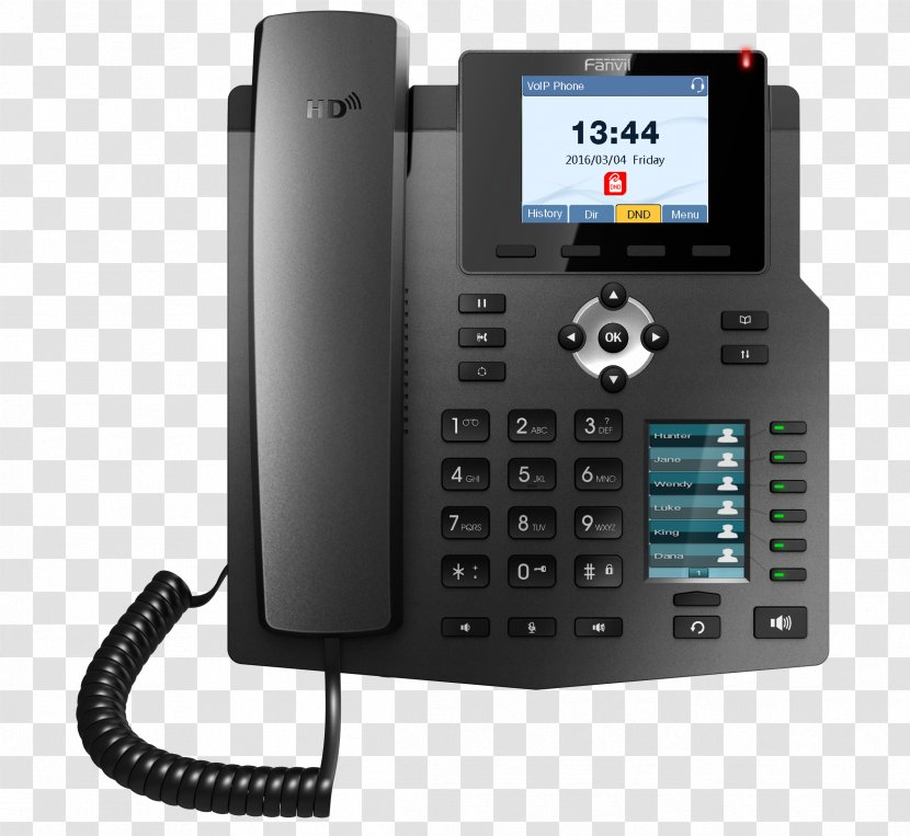 VoIP Phone Voice Over IP Telephone Fanvil X3SP Sort Forbundet Håndsæt Digital Bord/Væg X4g, Lcd, 320 X 240 Pixel, 7,11 Cm (2.8